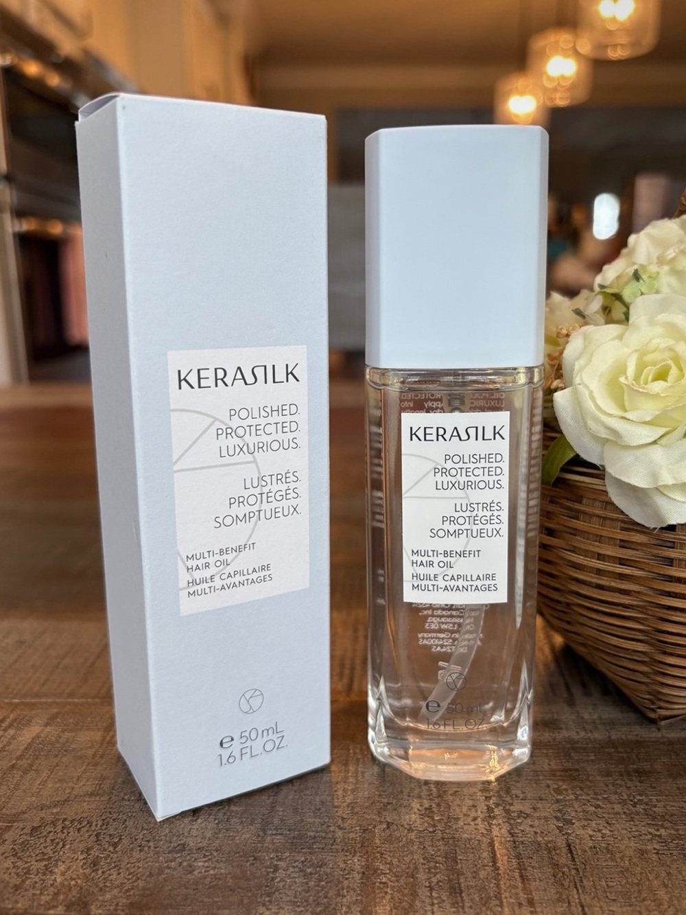 New KERASILK Multi-Benefit HAIR OIL!